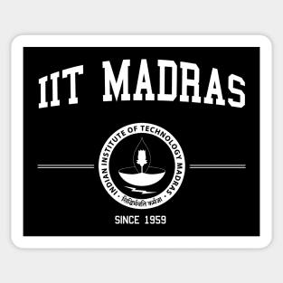 IIT Madras Chennai Aluminai Alma Mater Indian Sticker